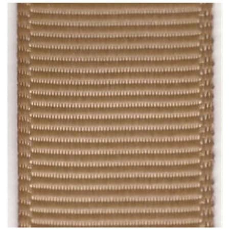 Papilion Papilion R074200090840100Y .38 in. Grosgrain Ribbon 100 Yards - Camel R074200090840100Y